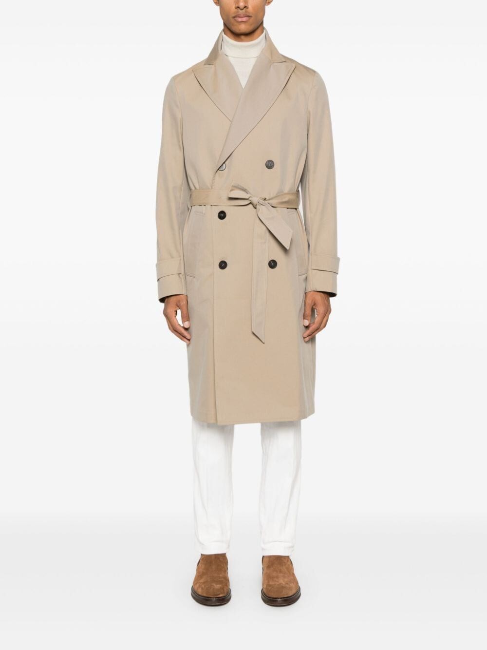 Drumohr Double-Breasted Coat Consegna Veloce