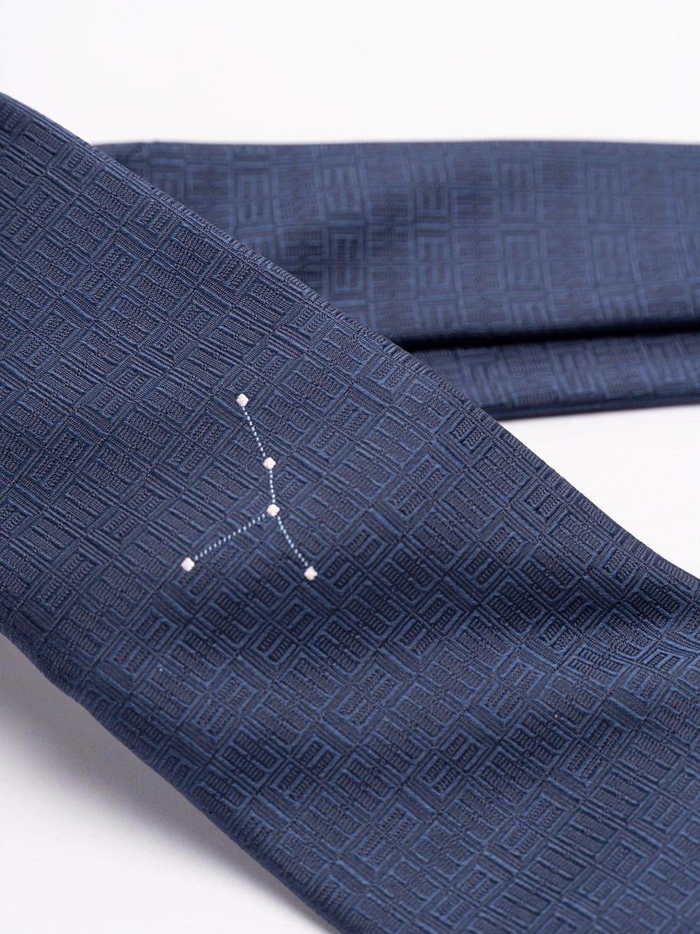 Elios Silk Tie with Zodiac Sign 2025