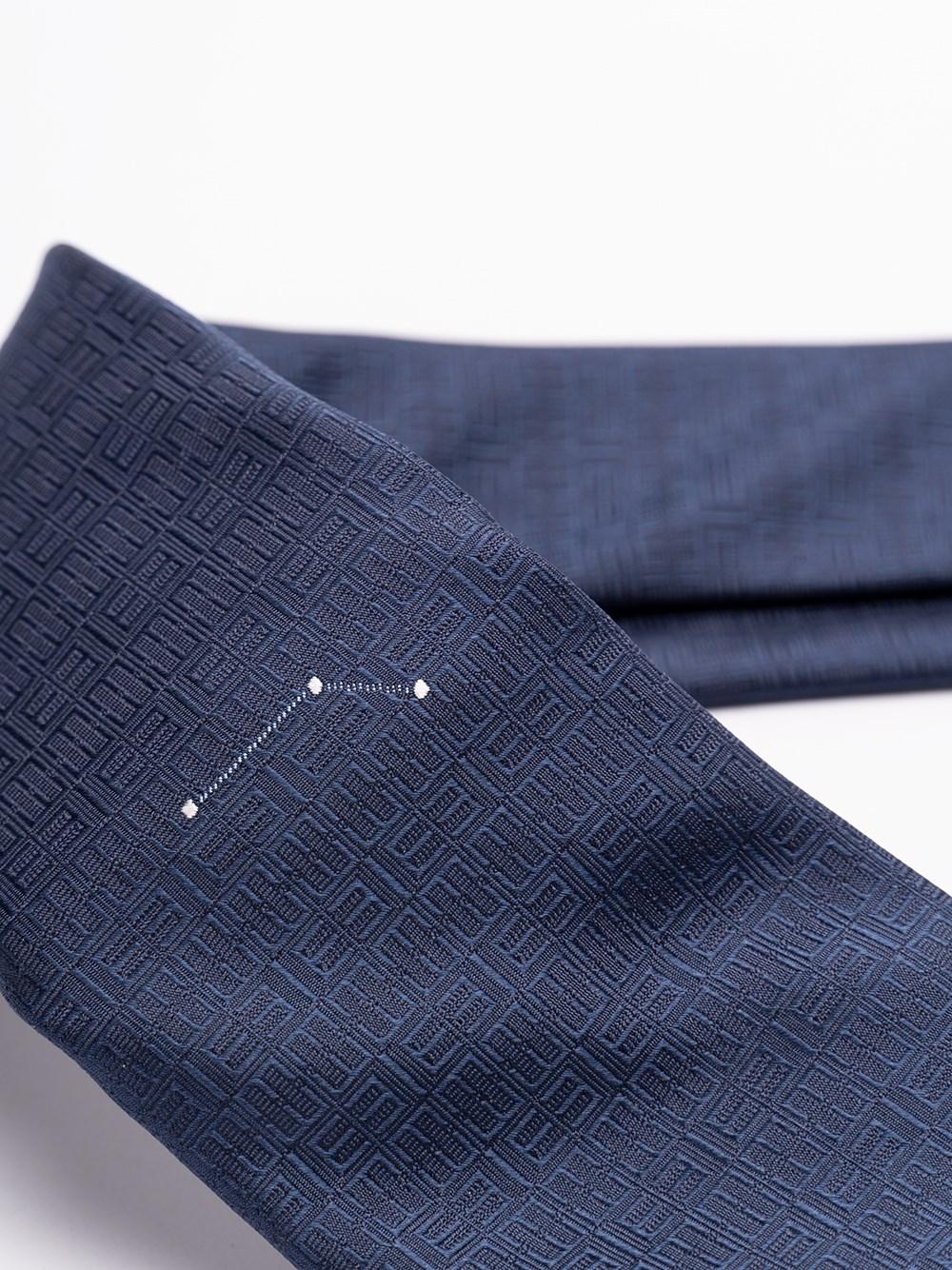 Elios Silk Tie with Zodiac Sign In Linea
