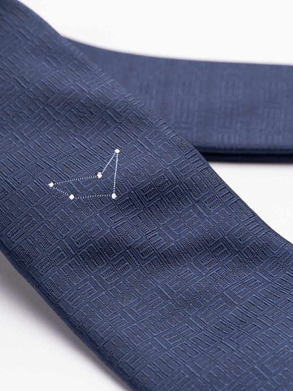 Elios Silk Tie with Zodiac Sign Nuovo