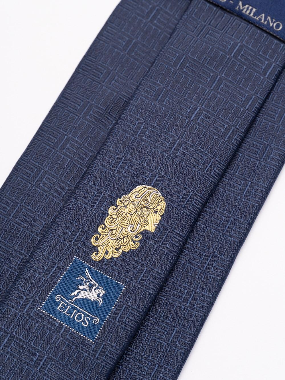 Elios Silk Tie with Zodiac Sign Promozione