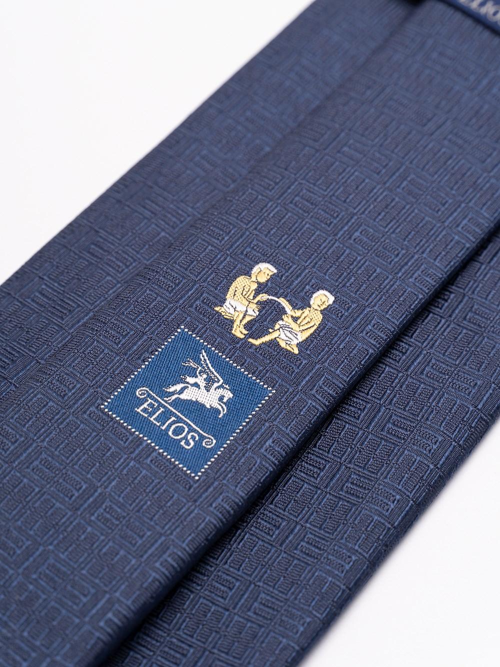 Elios Silk Tie with Zodiac Sign Pezzi Unici