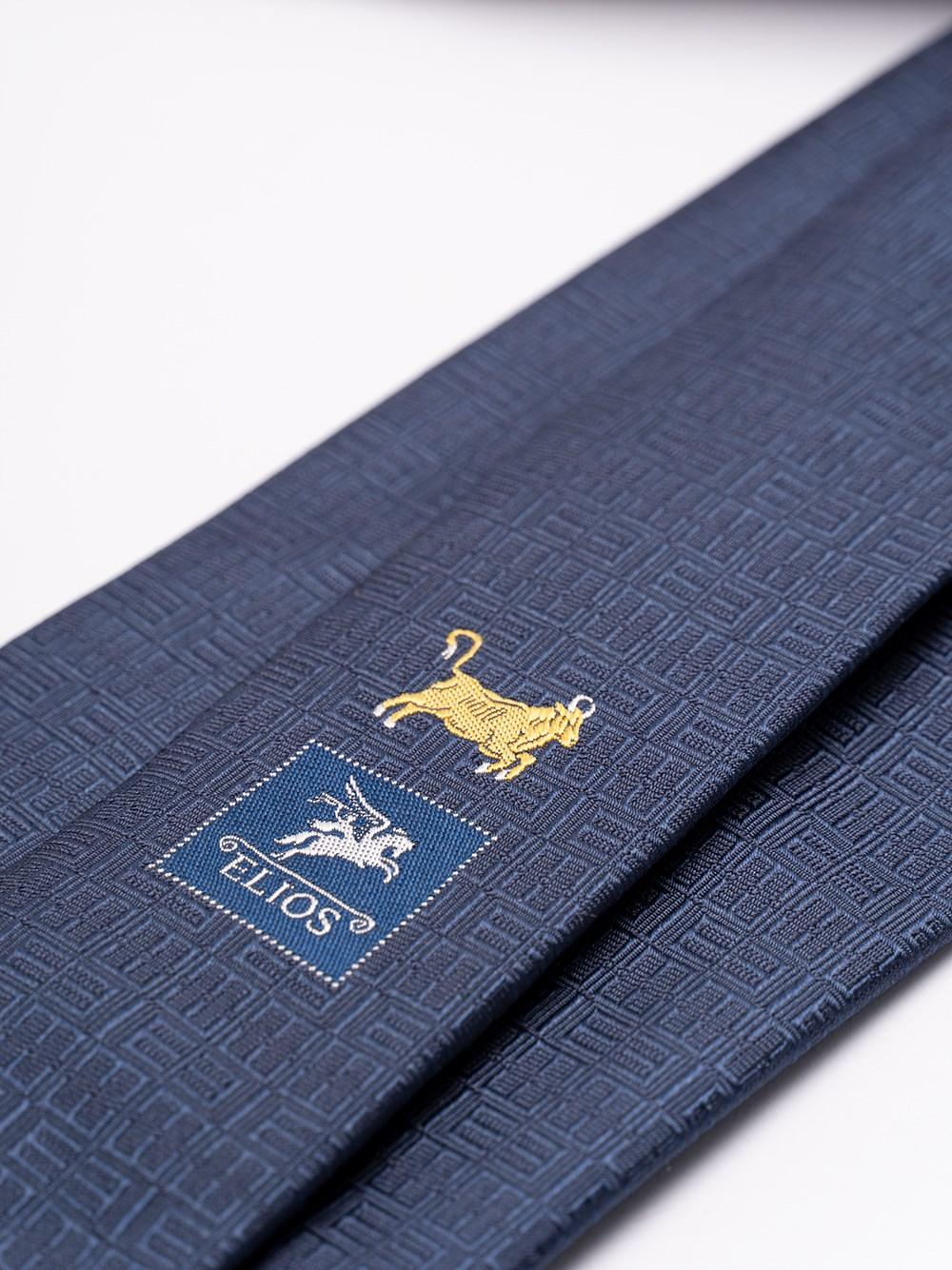 Elios Silk Tie with Zodiac Sign Soddisfazione Garantita