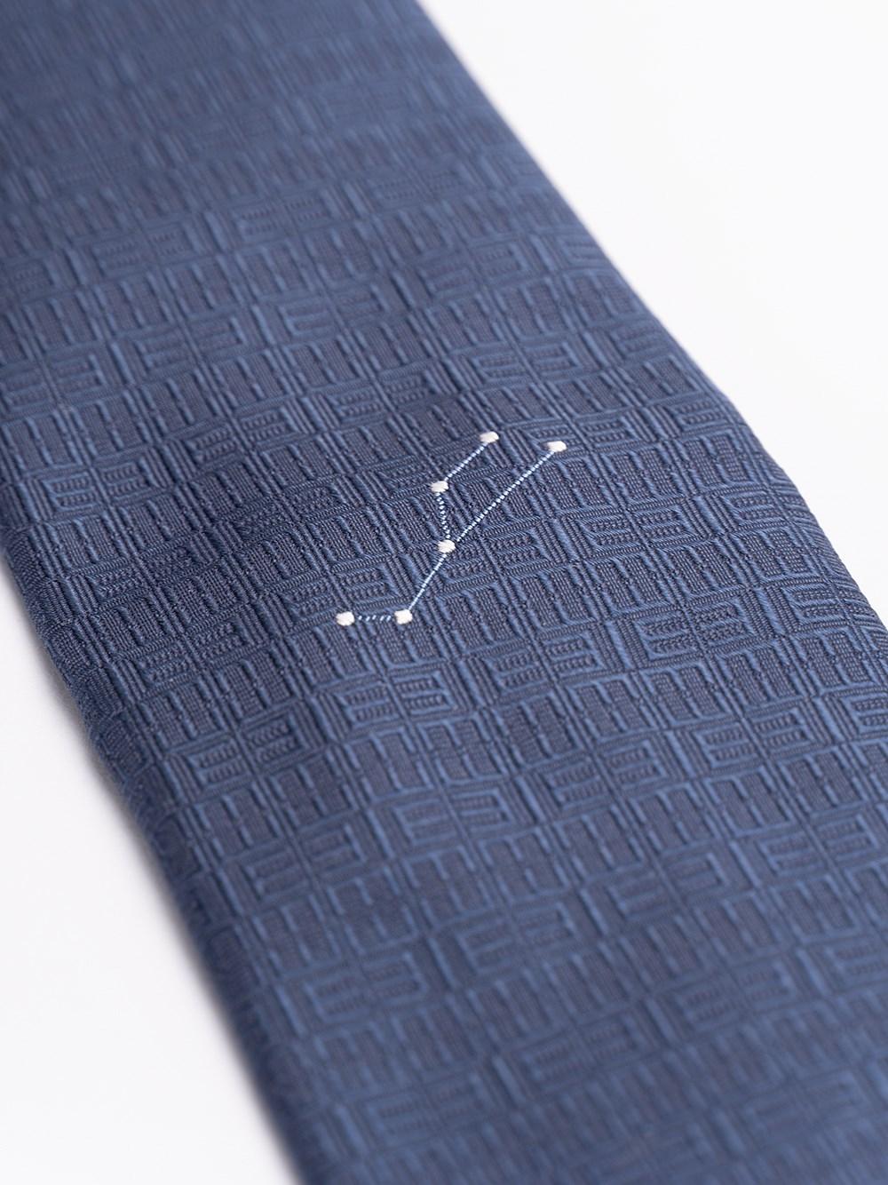 Elios Silk Tie with Zodiac Sign Soddisfazione Garantita