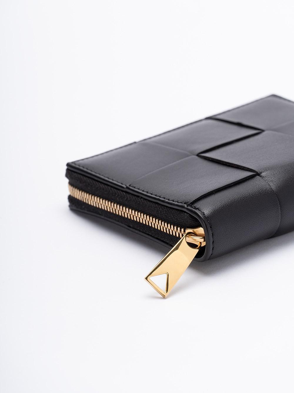 Bottega veneta `Compact Cassette Zip Around Wallet` Convenienza