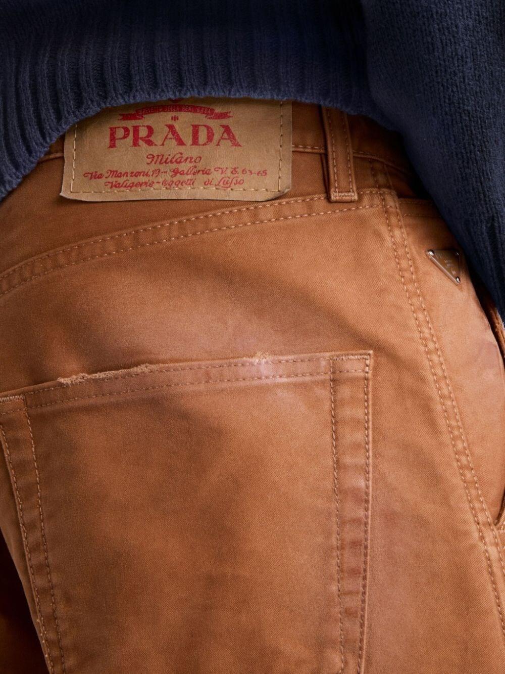 Prada Moleskin Pants Vendite Flash