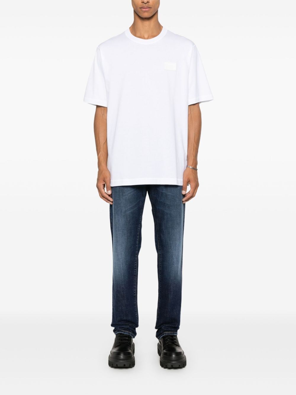 Dolce & gabbana Short Sleeve Crew-Neck T-Shirt Soddisfazione Garantita