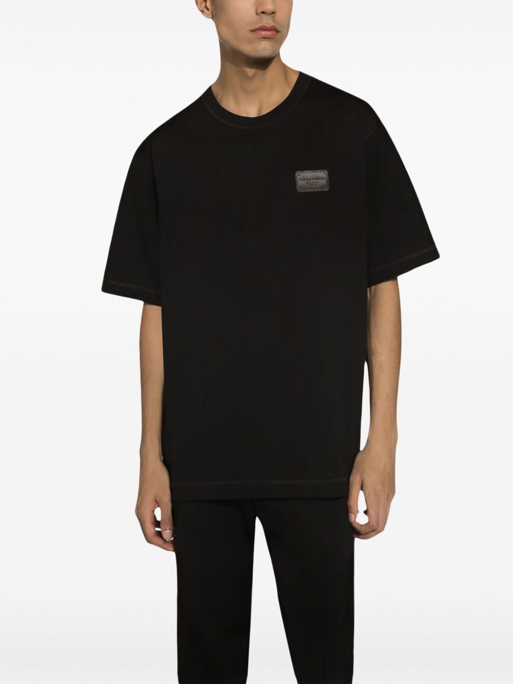 Dolce & gabbana Short Sleeve Crew-Neck T-Shirt Qualità Garantita