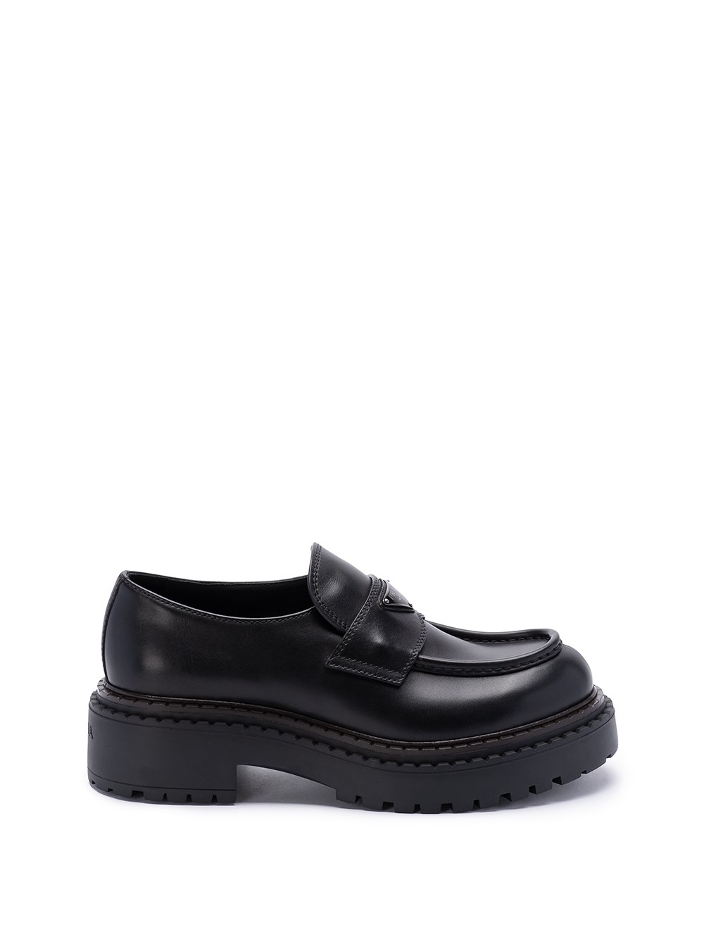 Prada Leather Loafers Super sconto