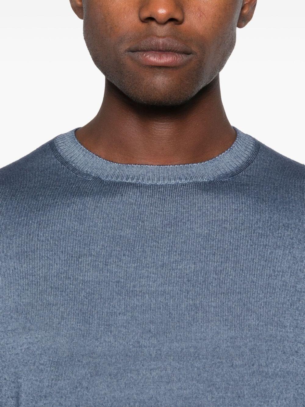 Malo Long Sleeve Crew-Neck Sweater In vendita