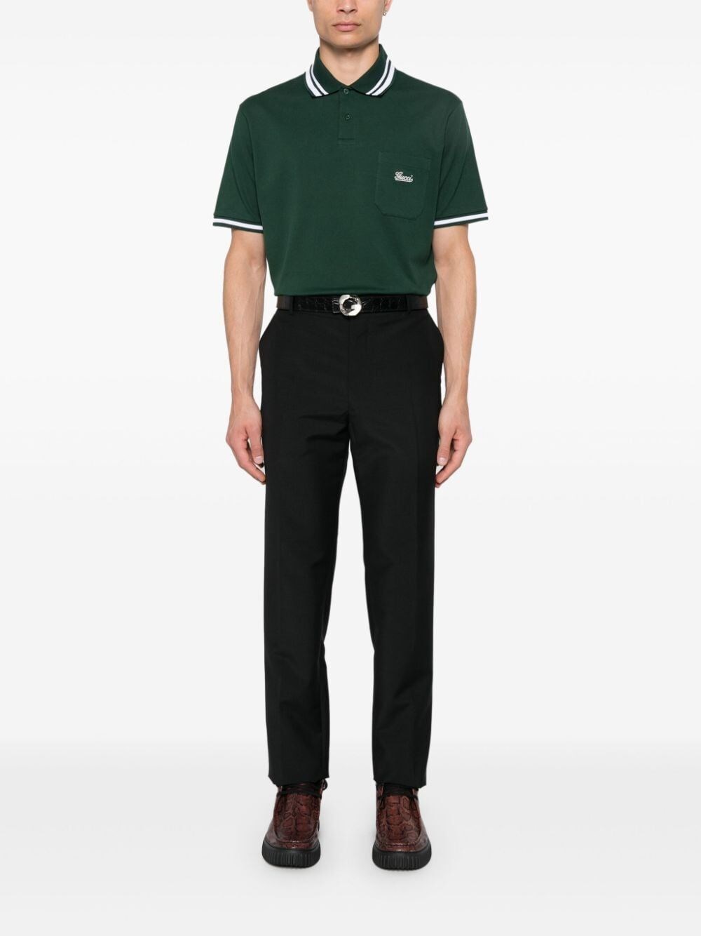 Gucci Short Sleeve Polo Shirt Italia