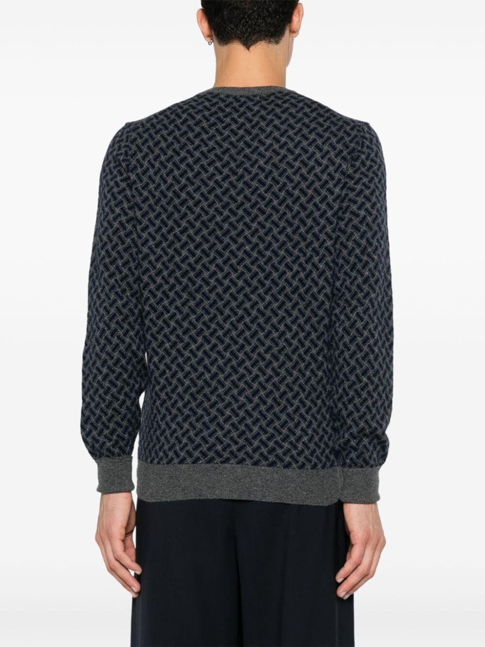 Drumohr V-Neck Sweater In Linea