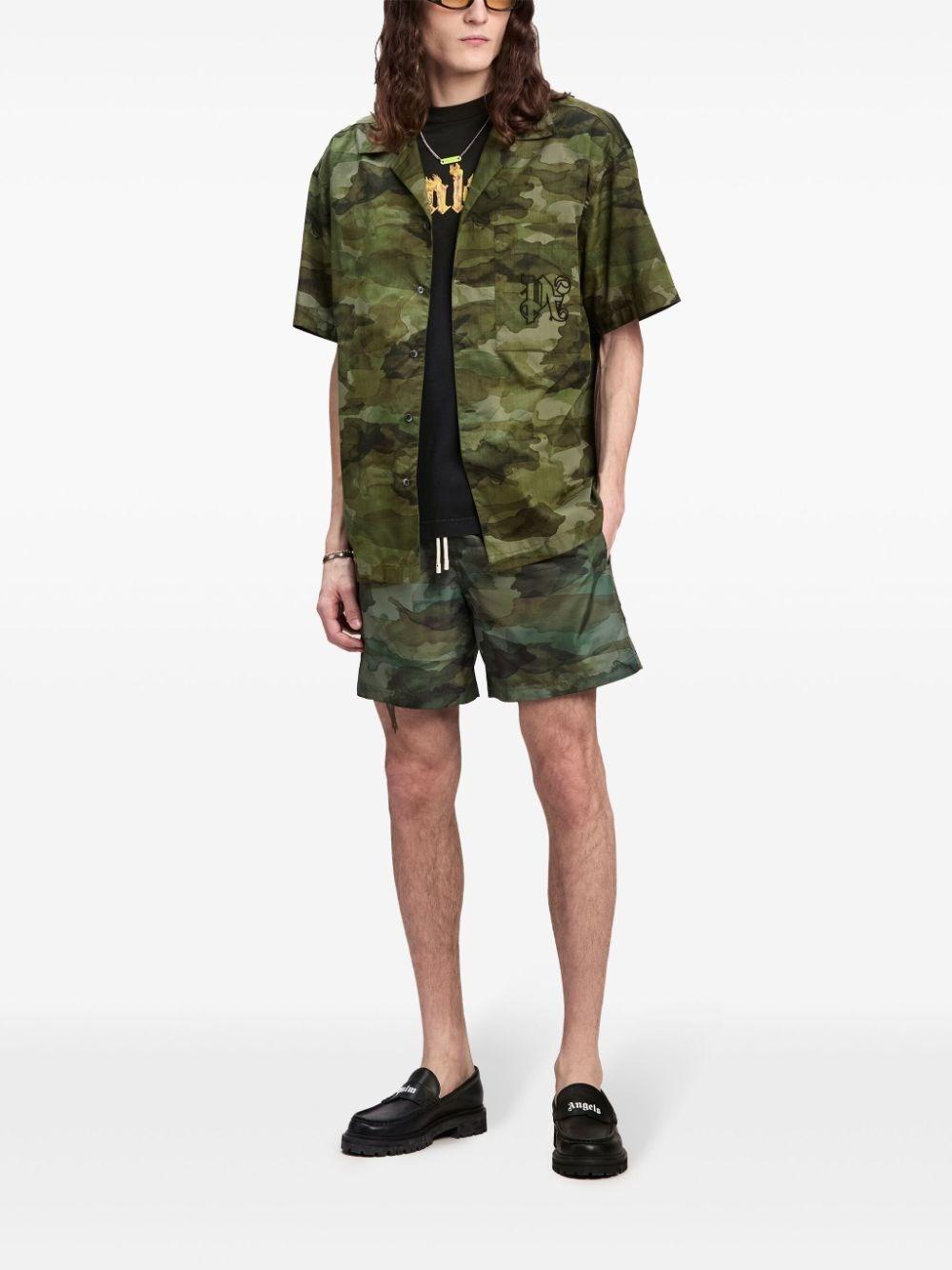 Palm angels `Burning Logo` T-Shirt Offerta