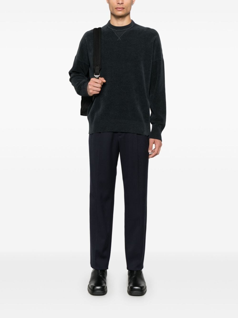 Drumohr Crew-Neck Sweater Black Friday