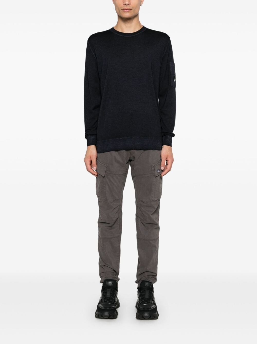 C.p. company Knit Crew-Neck Sweater Offerte stagionali