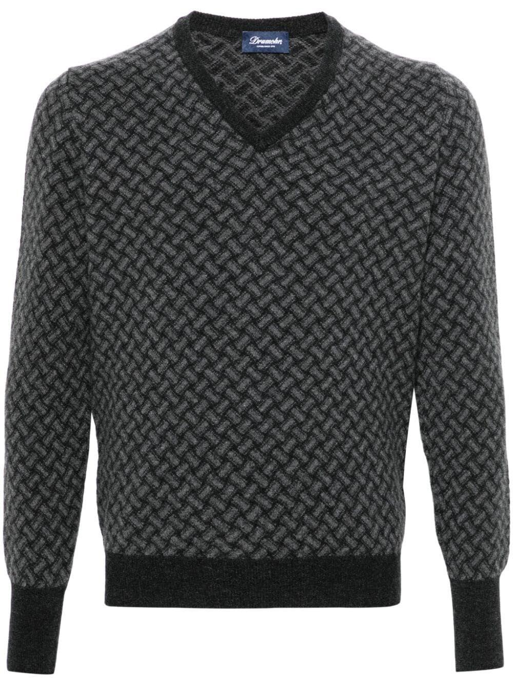 Drumohr V-Neck Sweater Promozione temporanea