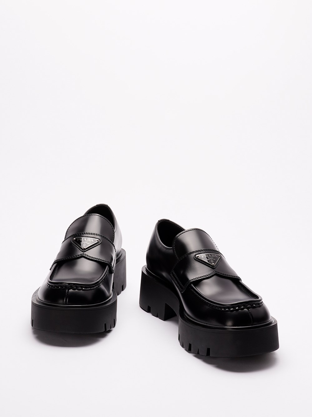 Prada Leather Loafers Solo un giorno rimasto