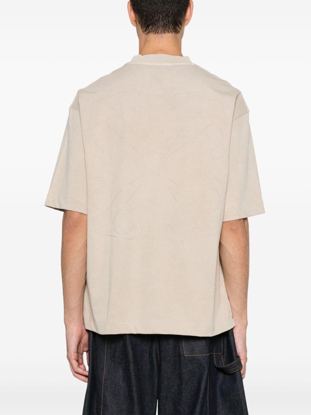 Off white `Outline Arrow Skate` Short Sleeve T-Shirt Qualità