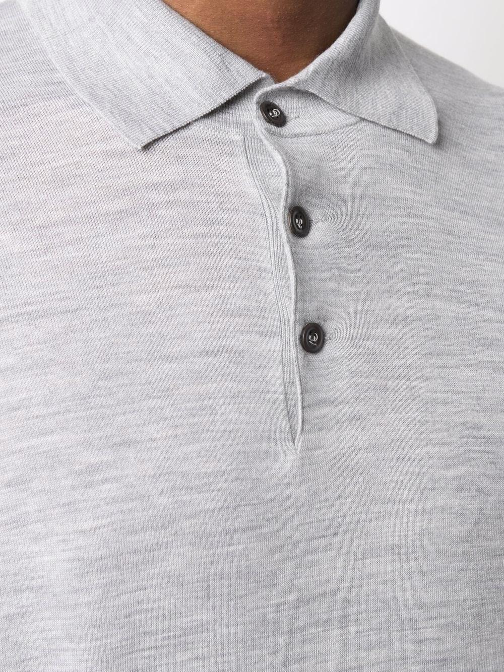 Brunello cucinelli Polo-Style Lightweight Sweater Saldi