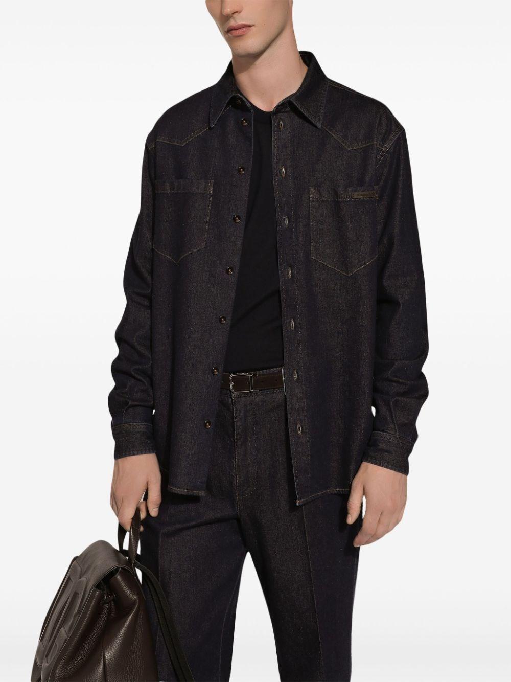 Dolce & gabbana Denim Shirt Cyber Monday