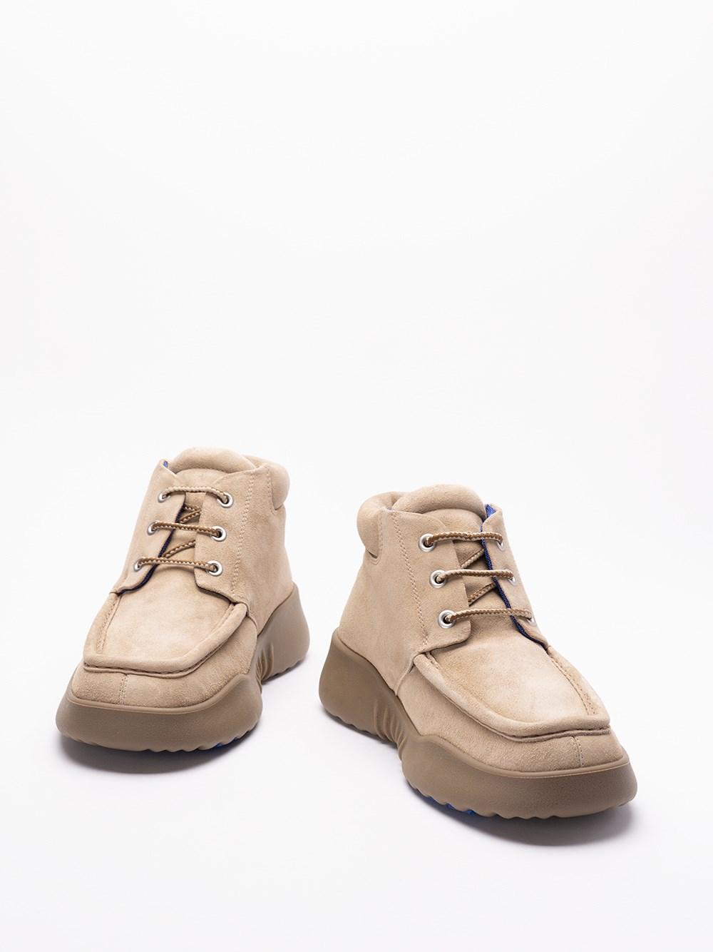 Burberry Suede `Log` Boots Offerte esclusive