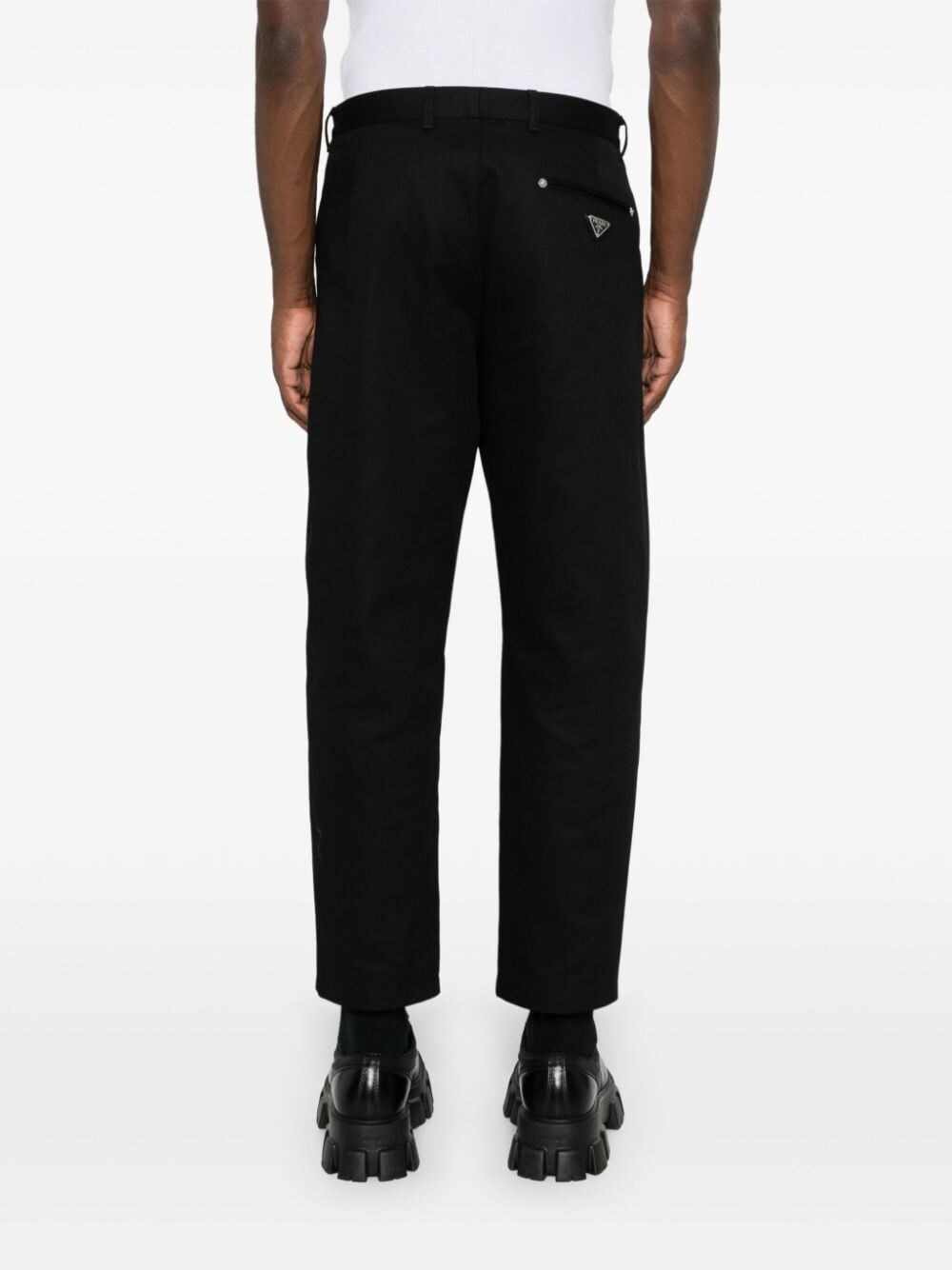 Prada Cotton Pants Sostegno trimestrale