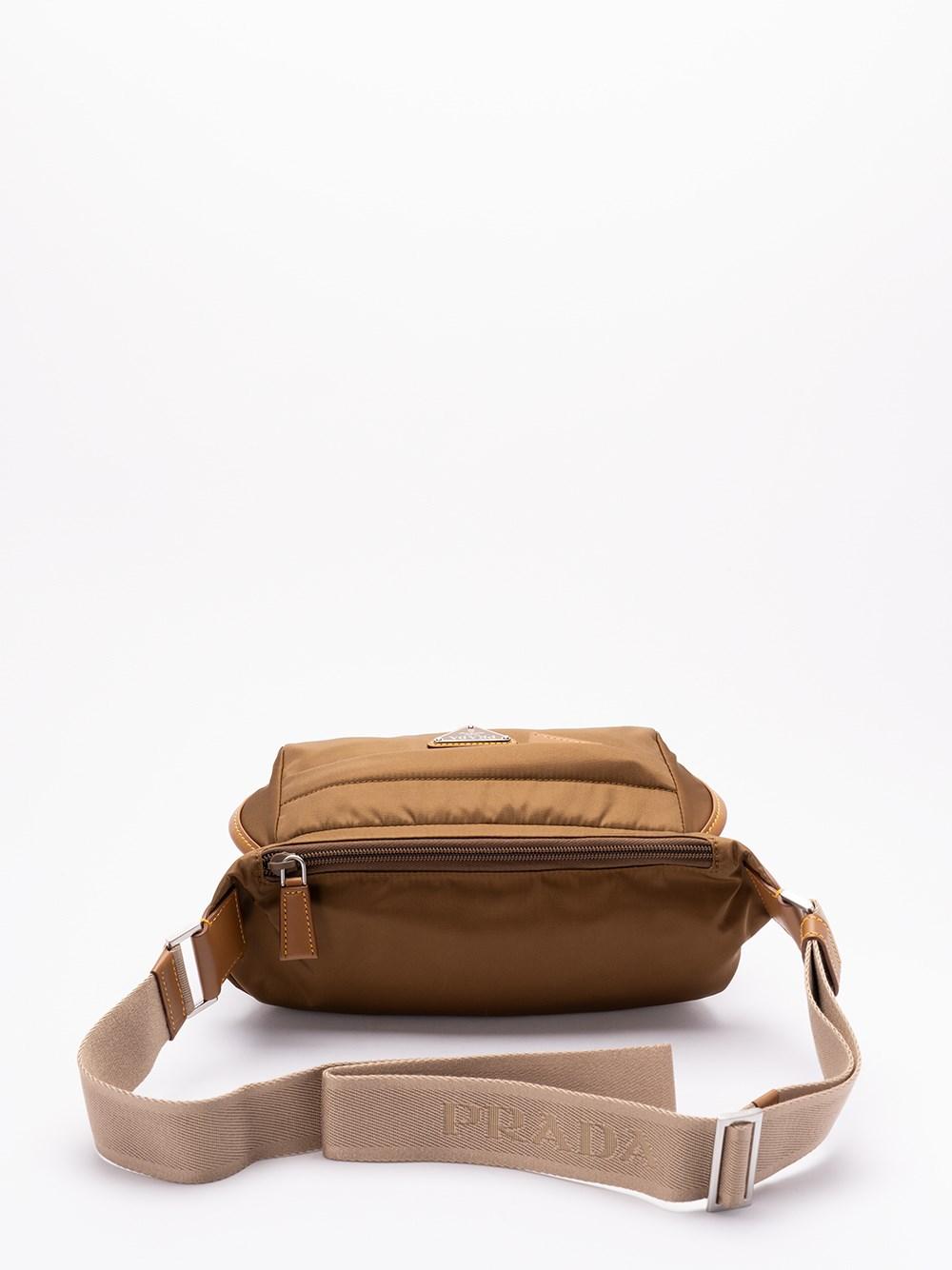 Prada `Re-Nylon` and Leather Shoulder bag Solo un giorno rimasto