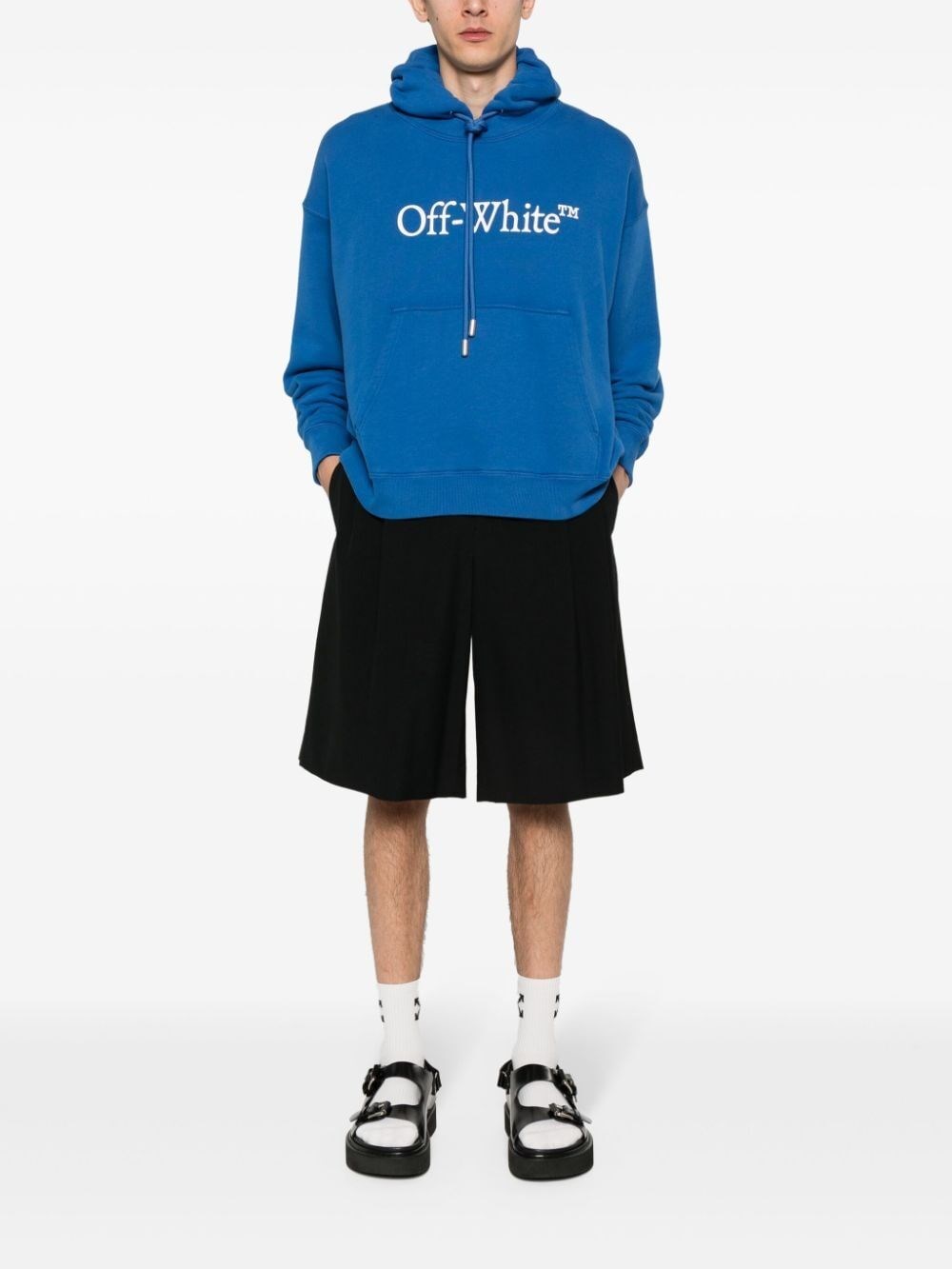 Off white `Big Bookish Skate` Hoodie Flash Sale