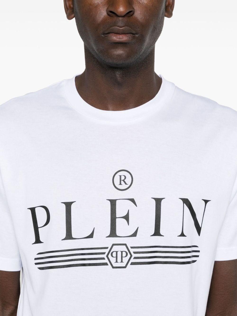 Philipp plein `Tattoo` Round-Neck T-Shirt Offerte speciali