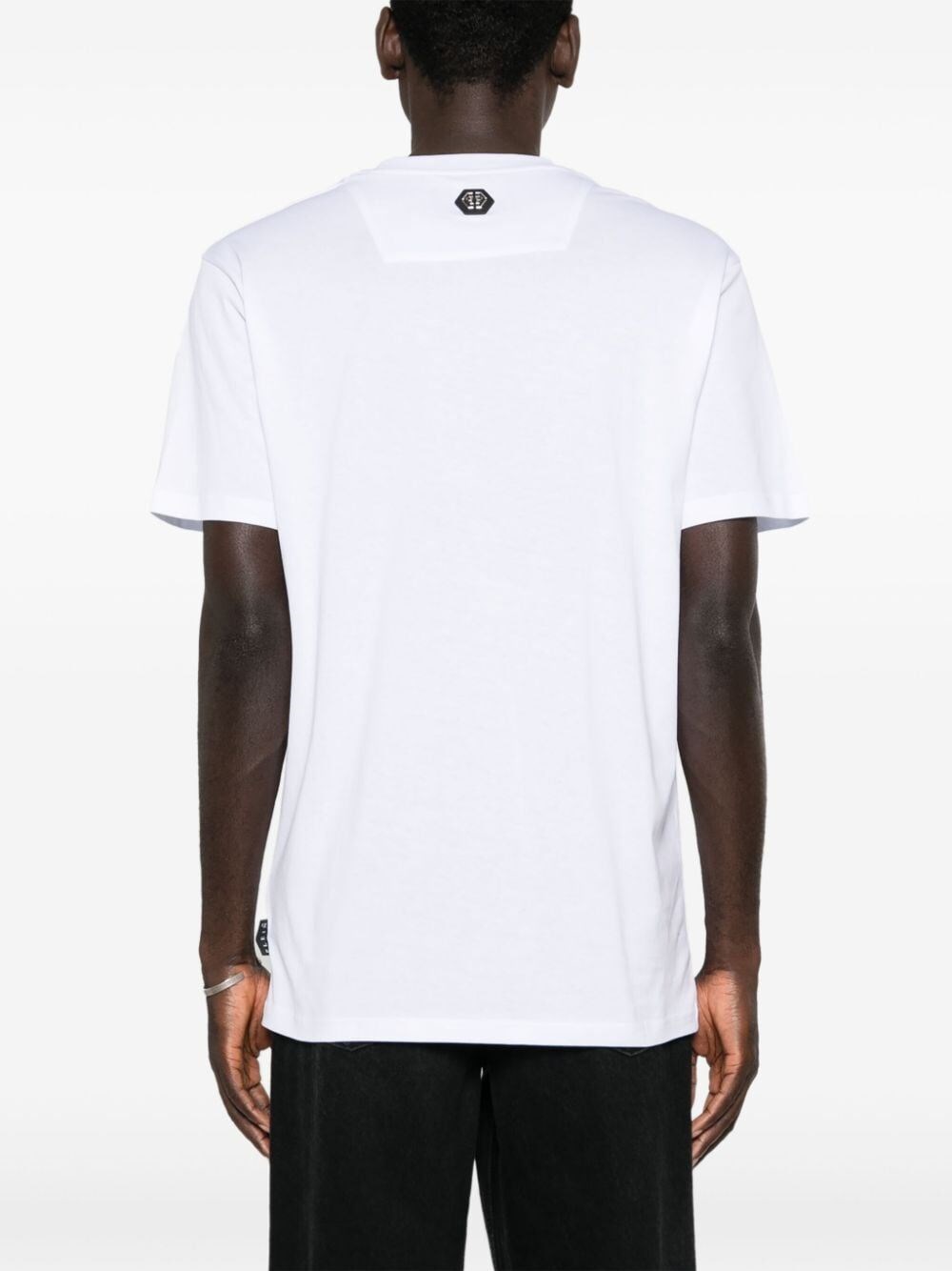 Philipp plein `Tattoo` Round-Neck T-Shirt Offerte speciali