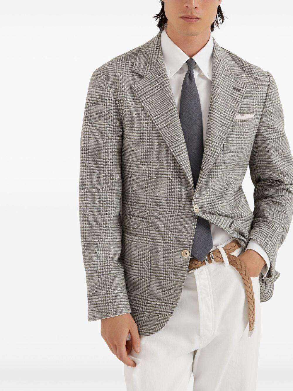 Brunello cucinelli Deconstructed Blazer With Patch Pockets Only for today