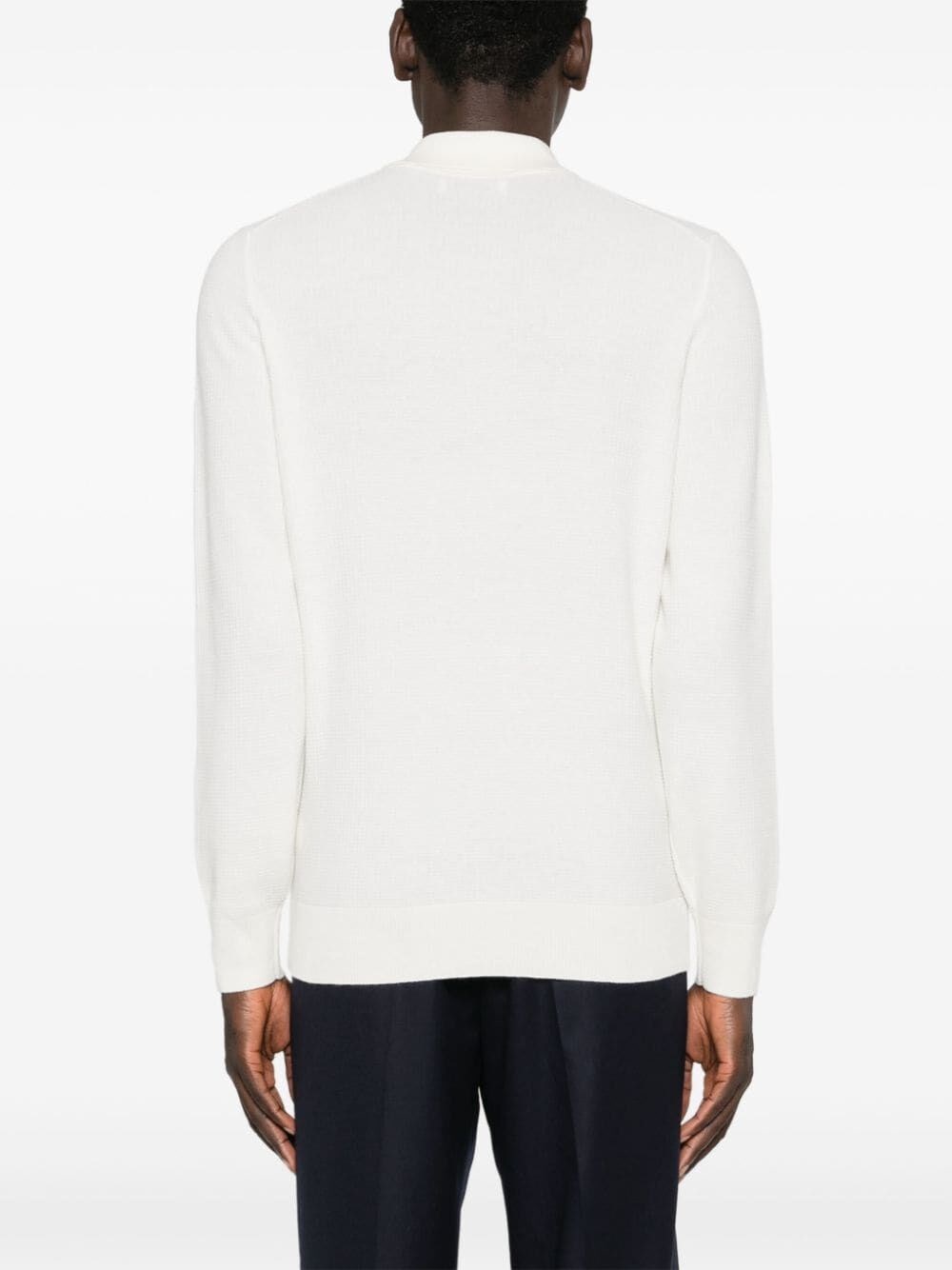 Brunello cucinelli Knit Polo With Long Sleeves Discount Store per i nuovi prodotti