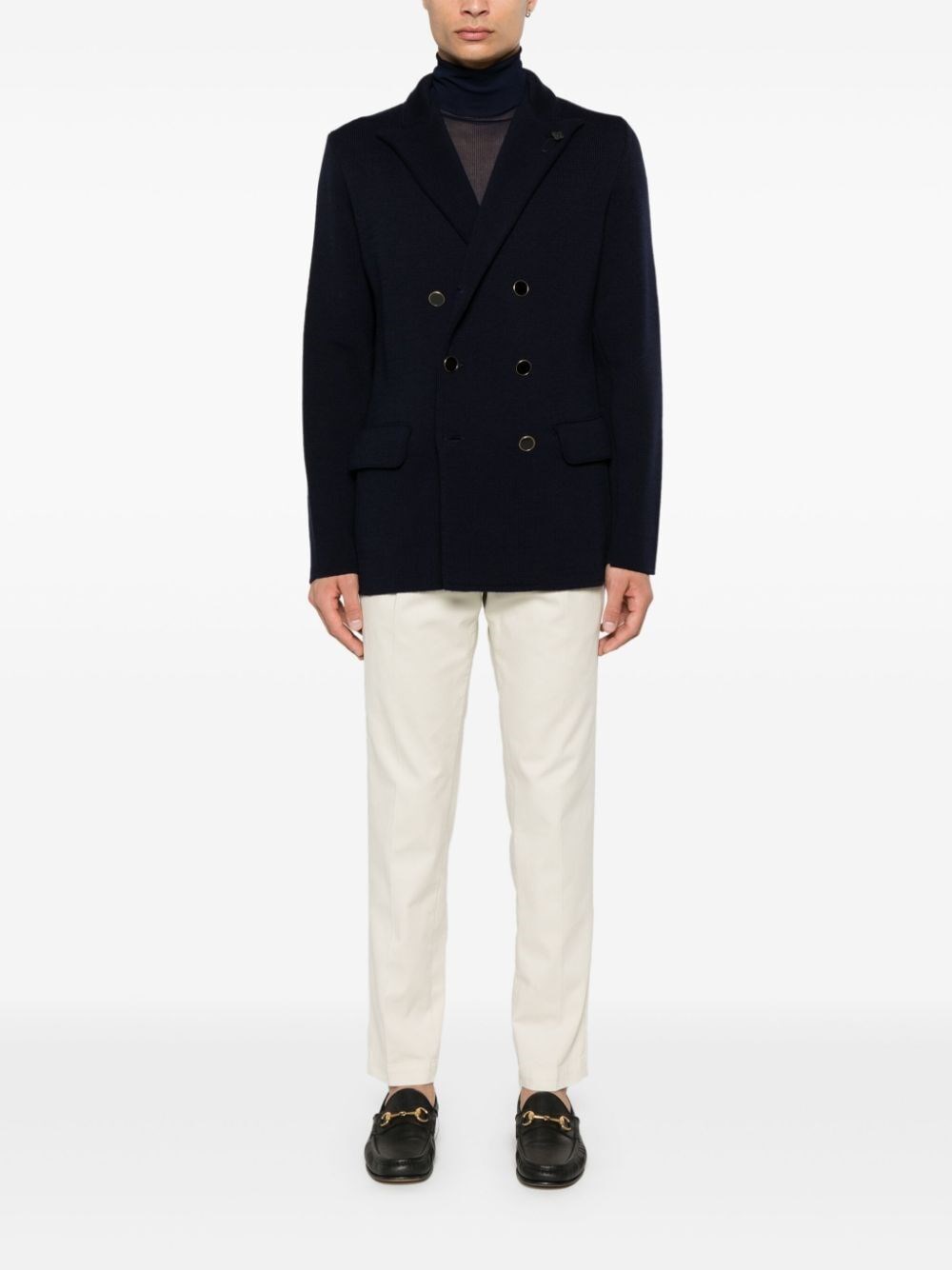 Lardini Knitted Blazer In vendita