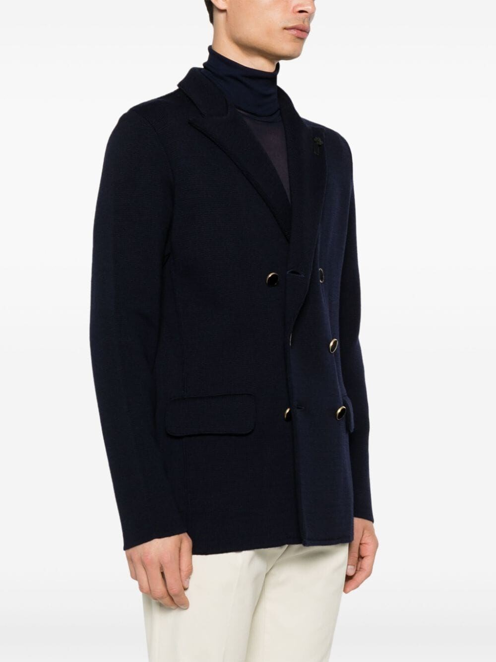 Lardini Knitted Blazer In vendita