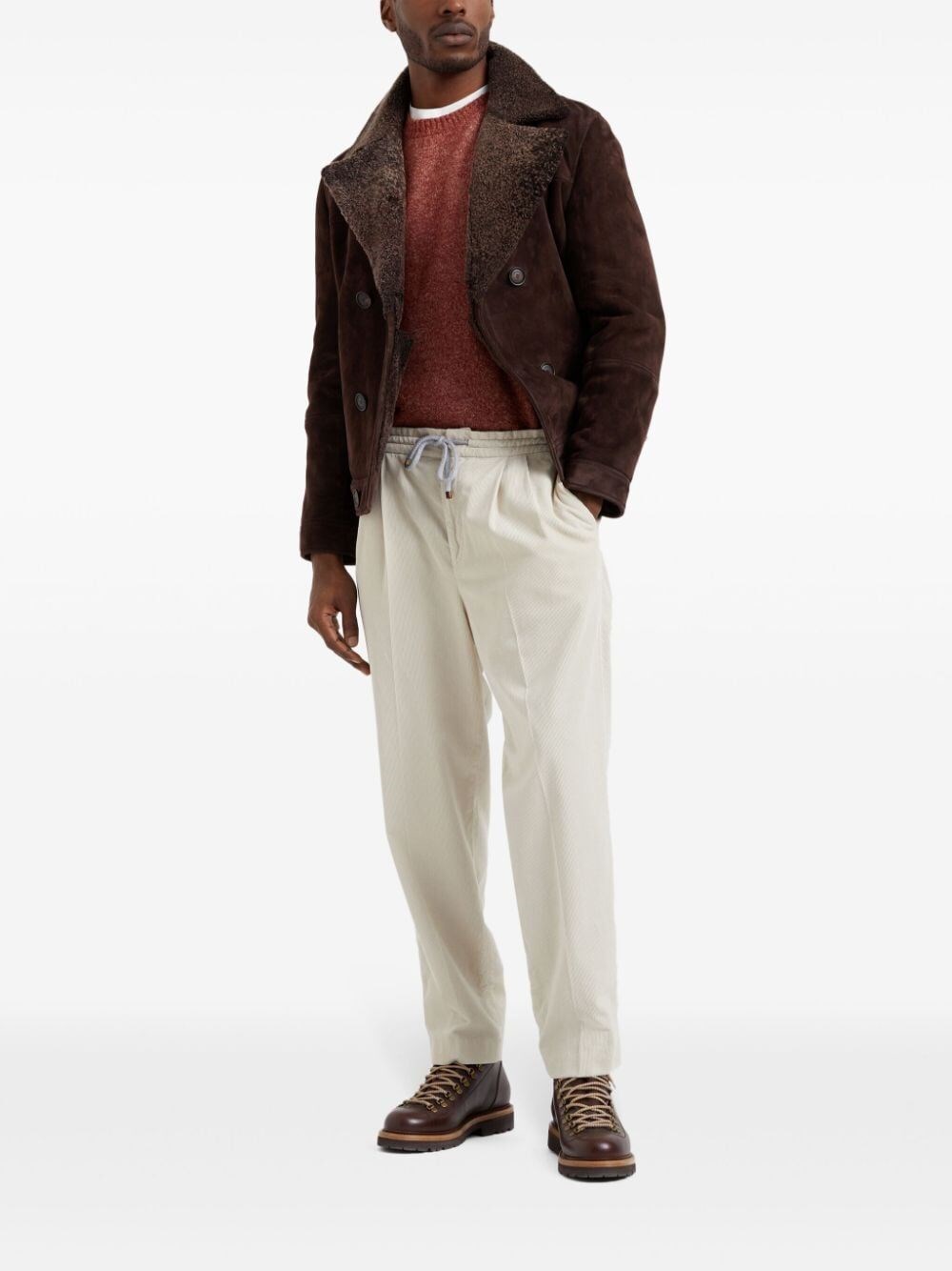 Brunello cucinelli Garment-Dyed Leisure Fit Pants Vendita