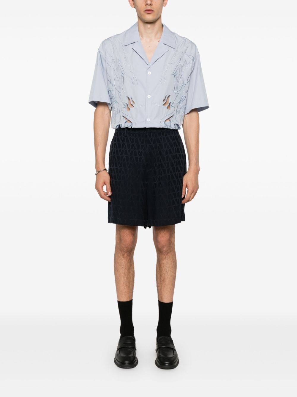 Valentino garavani `Toile Iconographe` Bermuda Offerte