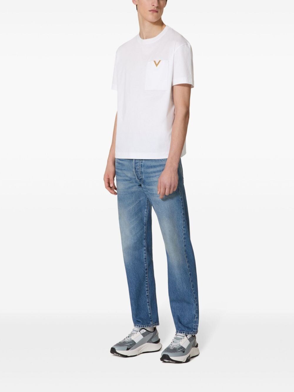 Valentino garavani `V Detail` T-Shirt Vendita Economica
