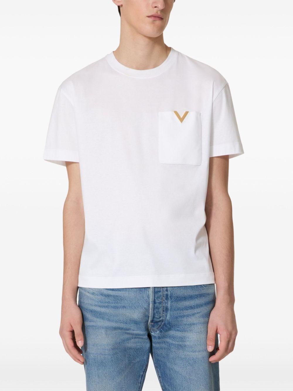 Valentino garavani `V Detail` T-Shirt Vendita Economica