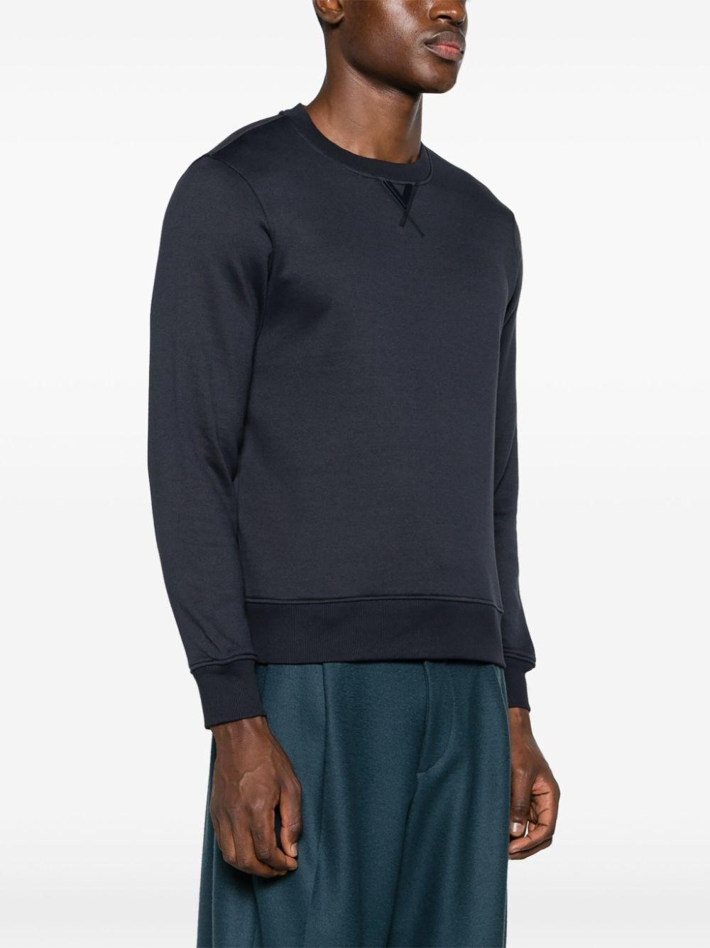 Valentino garavani `V Detail` Sweatshirt Saldi Di Fabbrica