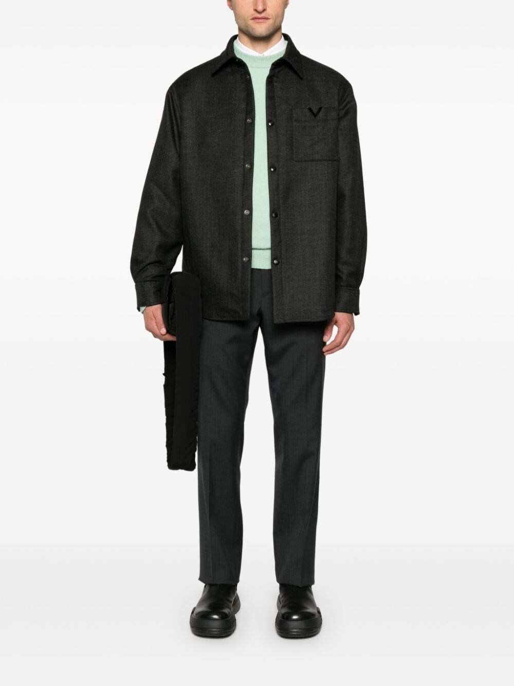 Valentino garavani `V Detail` Shirt Jacket I Più Venduti