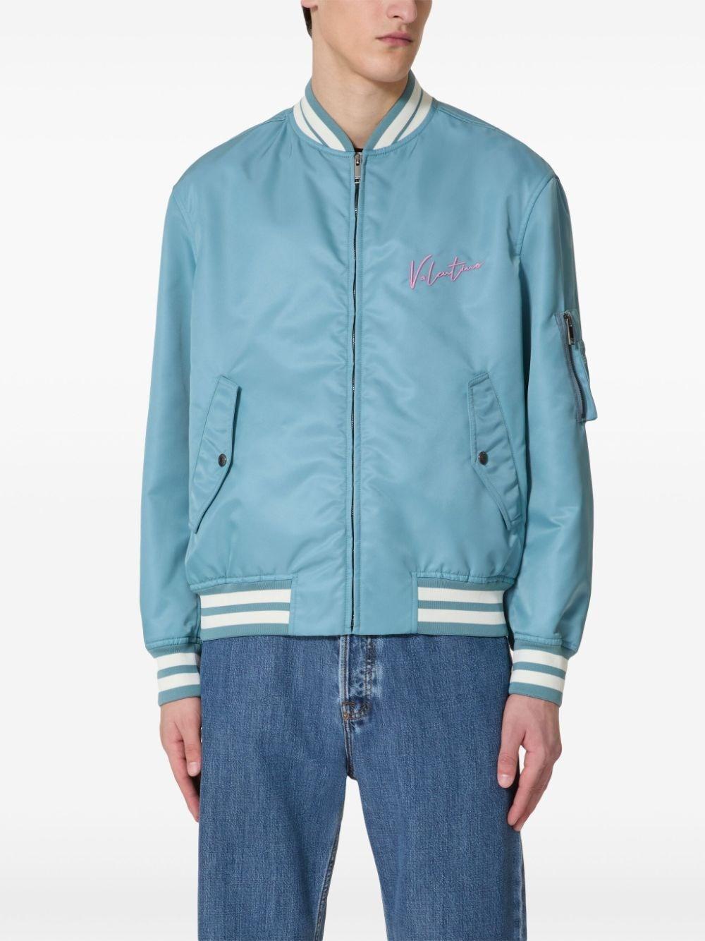Valentino garavani `Valentino` Bomber Jacket Vendite Flash