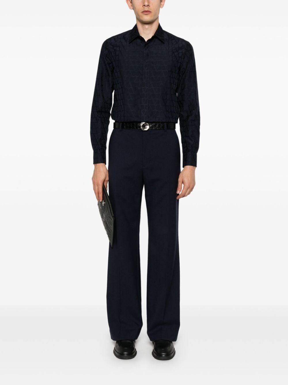 Valentino garavani `Toile Iconographe` Long Sleeve Shirt Negozio