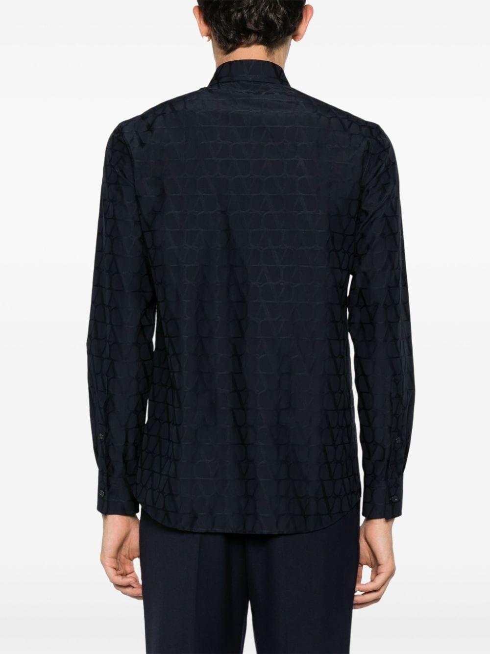 Valentino garavani `Toile Iconographe` Long Sleeve Shirt Negozio