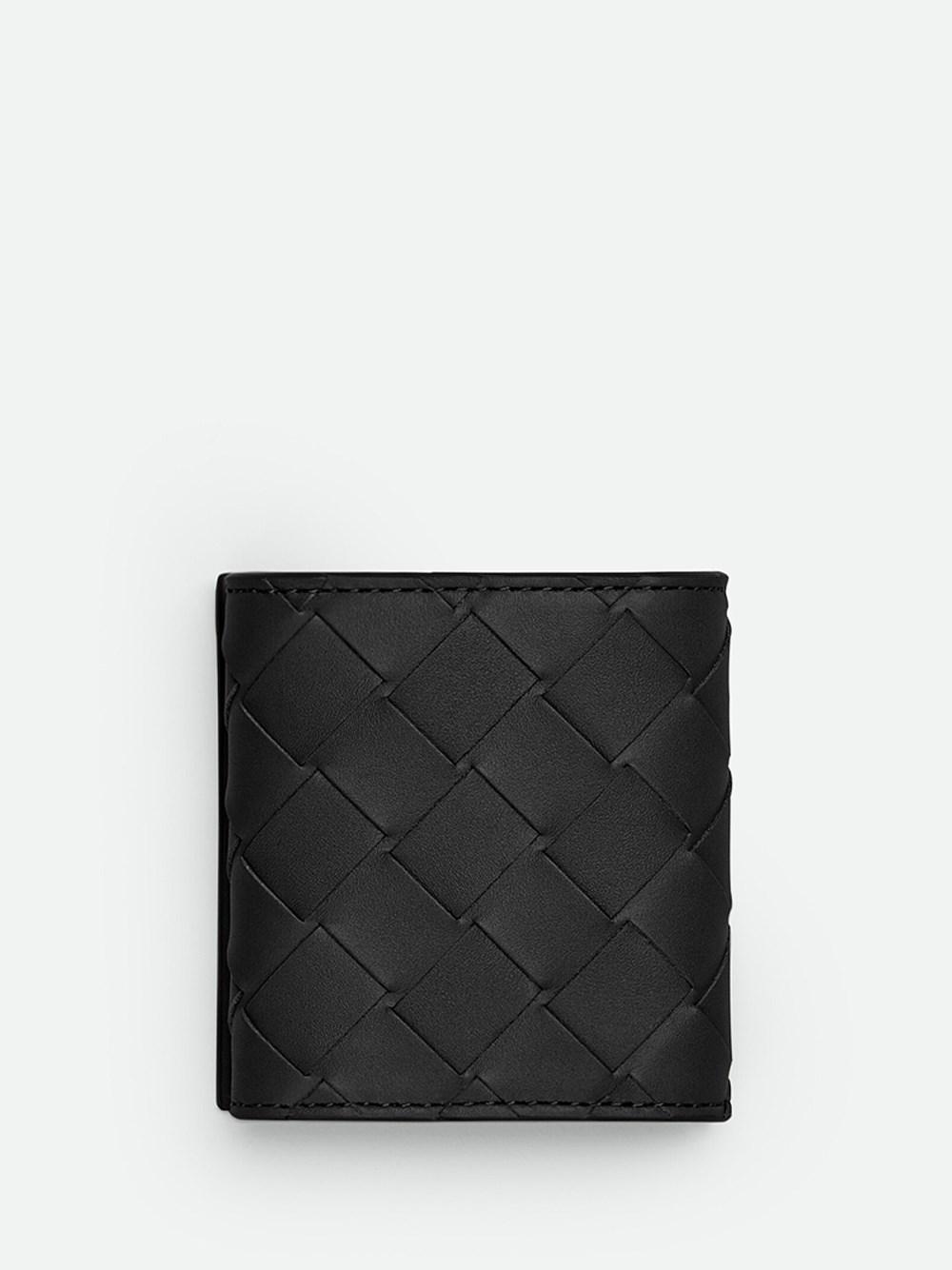 Bottega veneta `Intrecciato Folded Coin Purse` Offerta temporanea