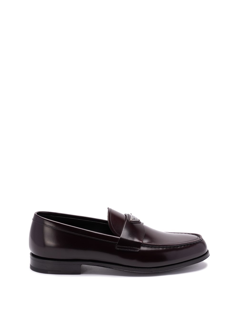Prada Brushed Leather Loafers Promozione temporanea