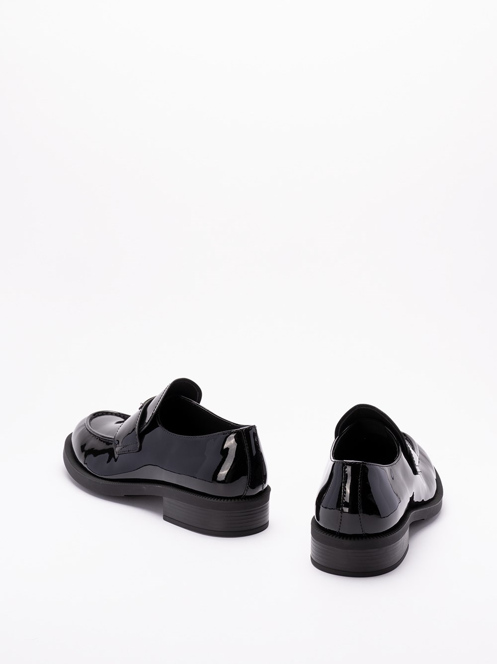 Prada Patent Leather Loafers Soddisfazione Garantita