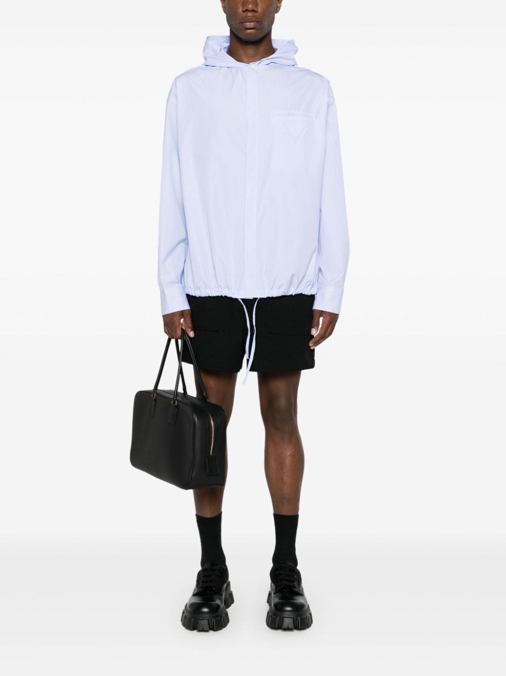 Prada Hooded Shirt Acquista Ora