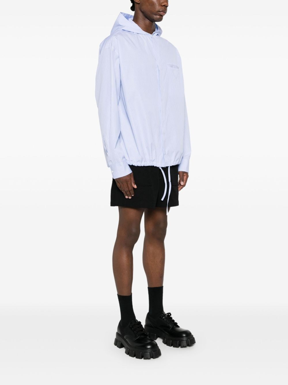 Prada Hooded Shirt Acquista Ora