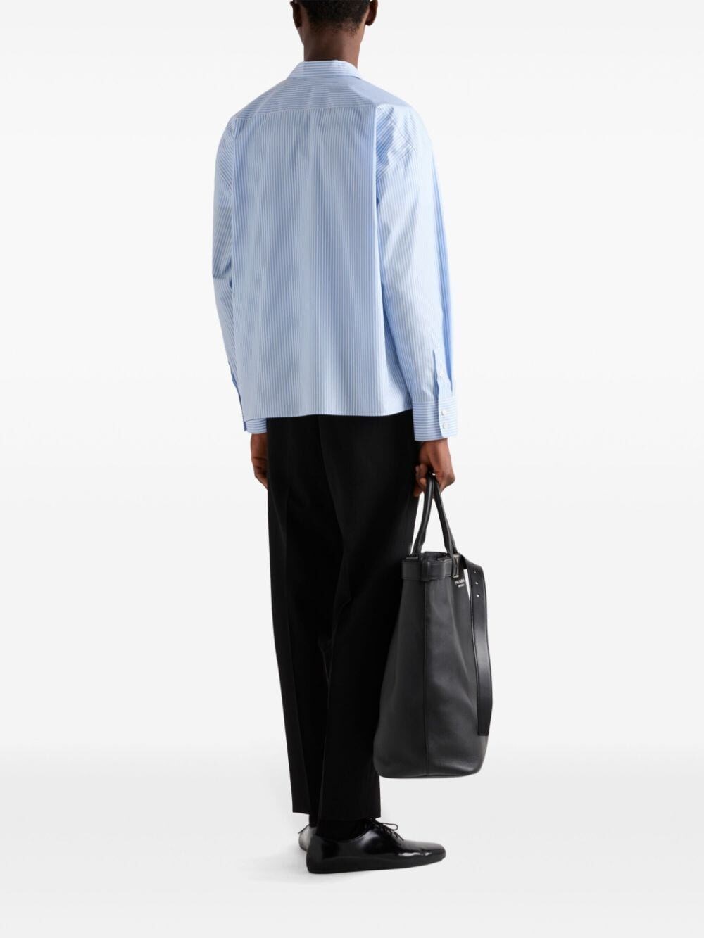 Prada Striped Shirt Consegna Veloce