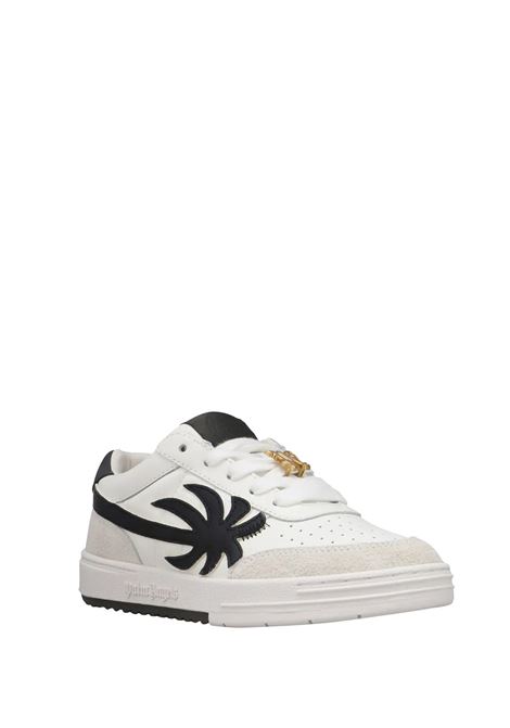 PALM ANGELS Sneakers Palm Beach University Bianche e Nere - PALM ANGELS In Vendita